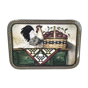 Vintage Laurie Korsgaden Metal Tin Tray